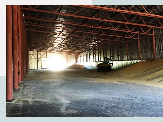 Строительство зернохранилищ в Ефремове