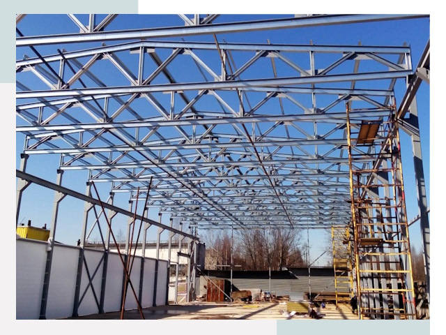 Строительство цехов в Ефремов от 615 руб. под ключ