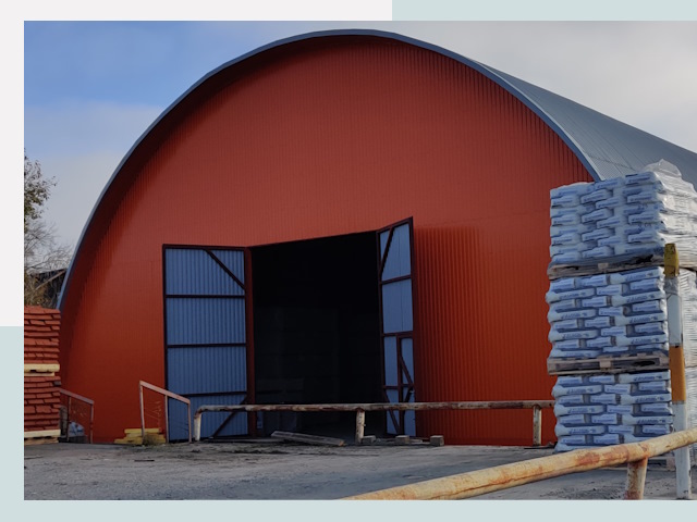 Полукруглые ангары по цене от 615 руб. в Ефремов