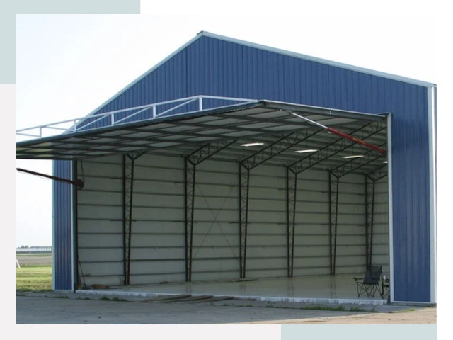 Прямо стенные ангары в Ефремове