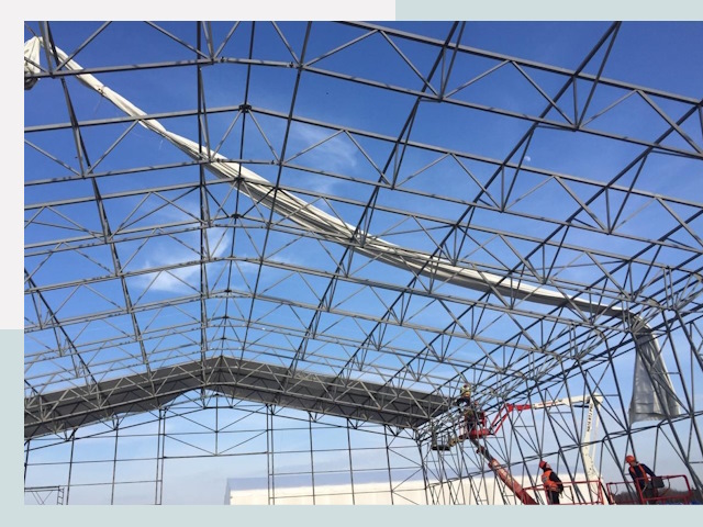 Шатровые ангары от 615 руб. в Ефремове и Тульской области