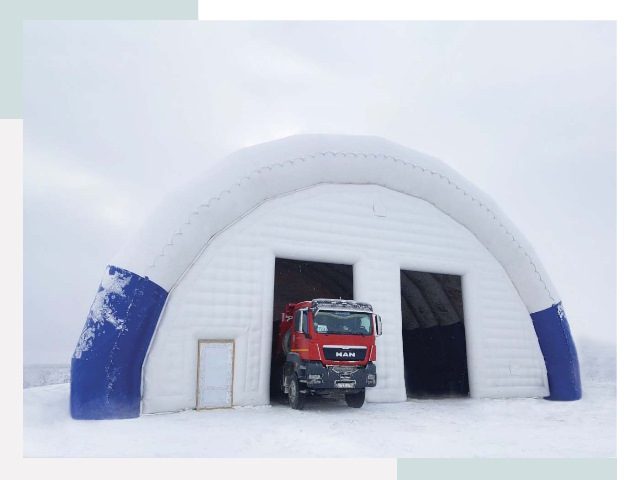 Мобильные ангары в Ефремове