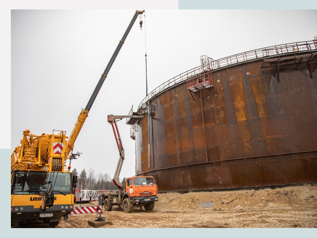 Монтаж резервуаров в Ефремове от 615 руб. за м³