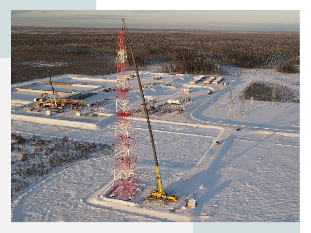 Мачты связи в Ефремове