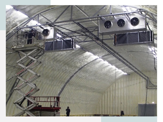 Оснащение ангаров в Ефремове