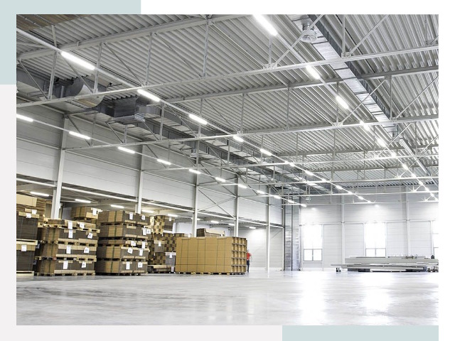 Освещение ангаров в Ефремове