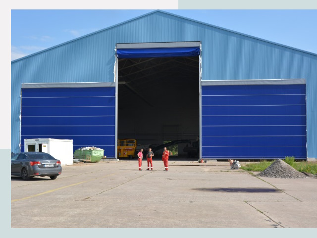 Ангарные ворота в Ефремов от СтальСтрой-Фрм по цене 615 руб.