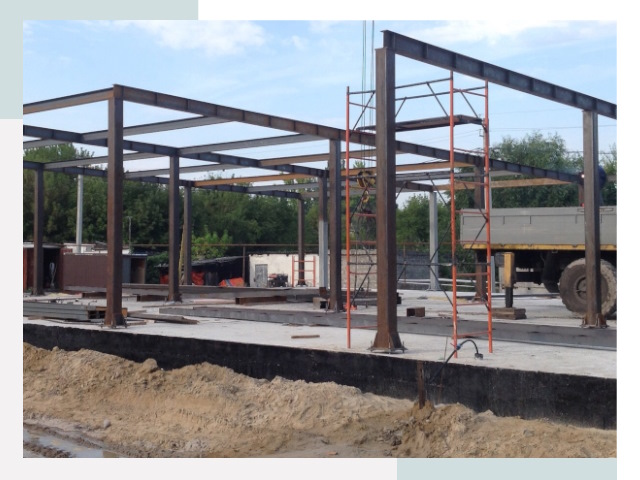 Фундамент для ангаров в Ефремове