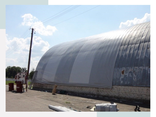 Ремонт ангаров в Ефремове