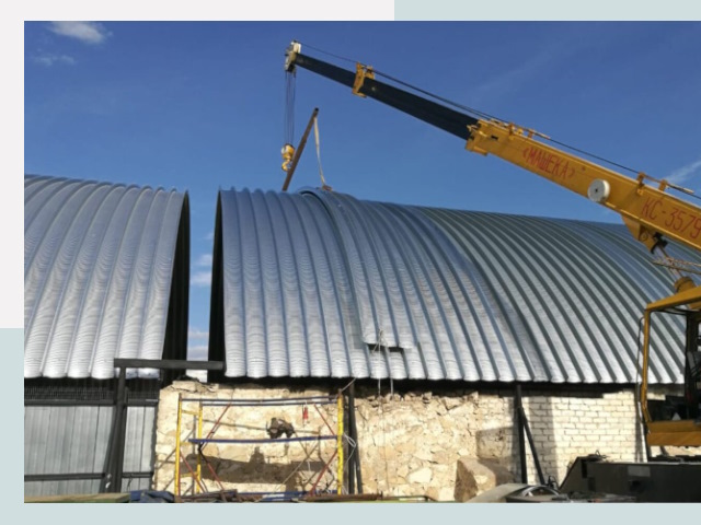 Реконструкция ангаров в Ефремове от 615 руб.