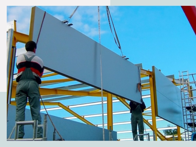 Монтаж сэндвич-панелей в Ефремове от 615 руб.